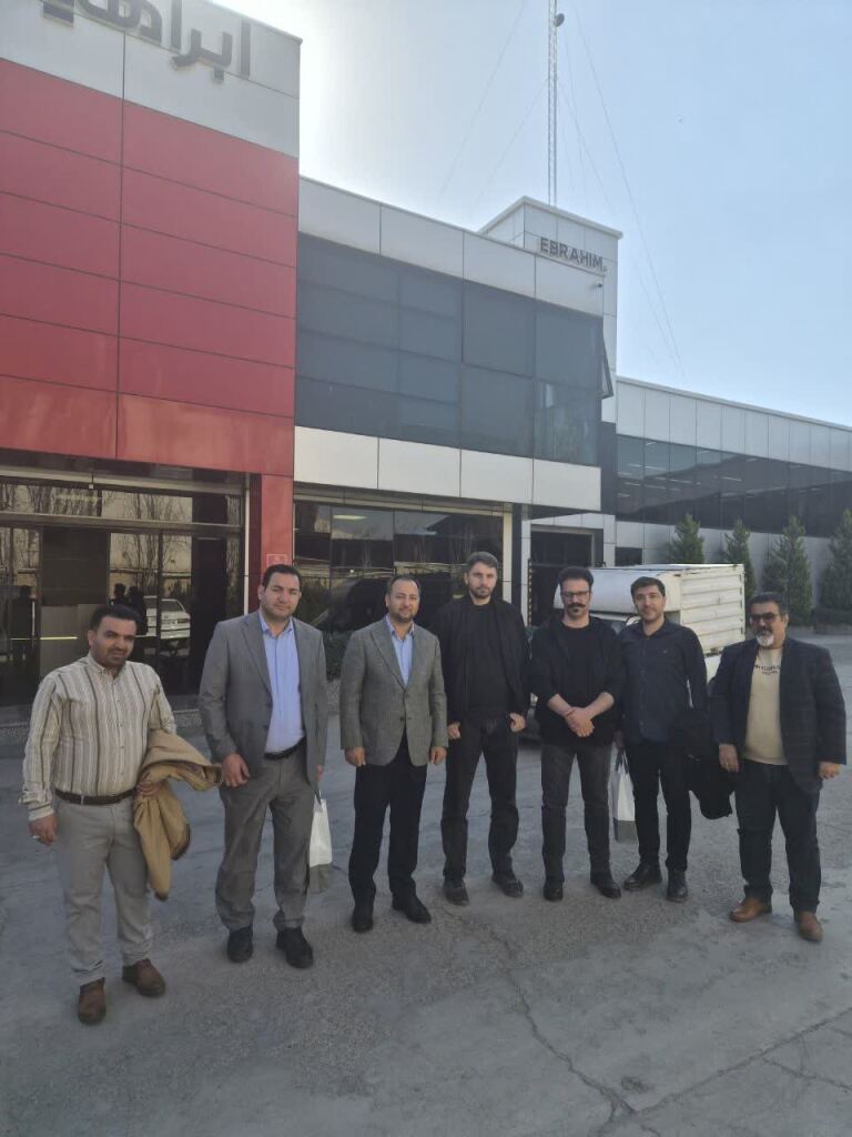 بازدید مدیران ارشد شرکت عمران گستر صبانور از شرکت نظافت صنعتی ابراهیم